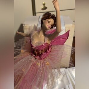 2001 Barbie Prima Ballerina Porcelain Collectible doll